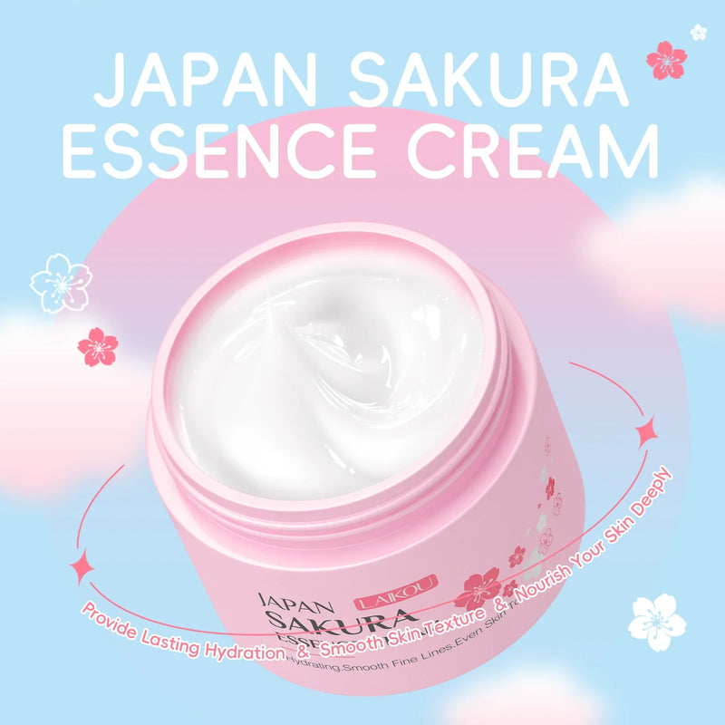 LAIKOU Sakura Essence Cream – Hidratação e Luminosidade (25g)