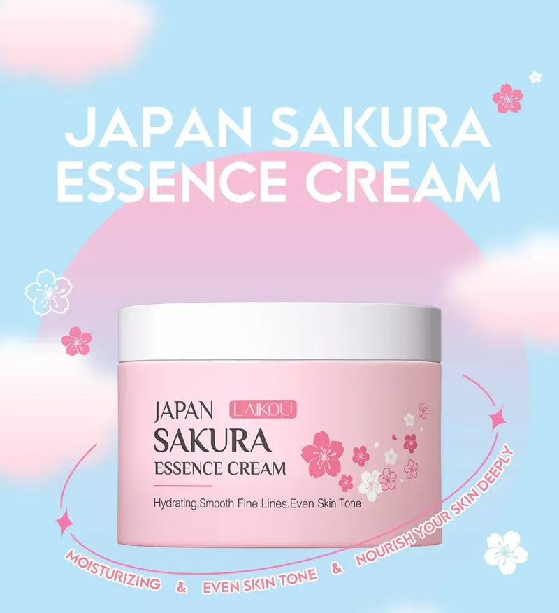 LAIKOU Sakura Essence Cream – Hidratação e Luminosidade (25g)