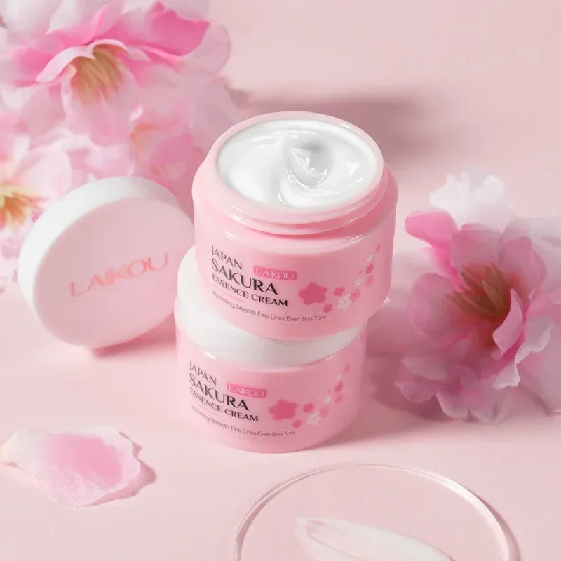 LAIKOU Sakura Essence Cream – Hidratação e Luminosidade (25g)