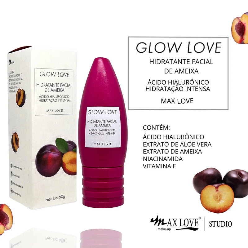 Kit Glow Love Plum Max Love – Skincare Vegano (5 itens)