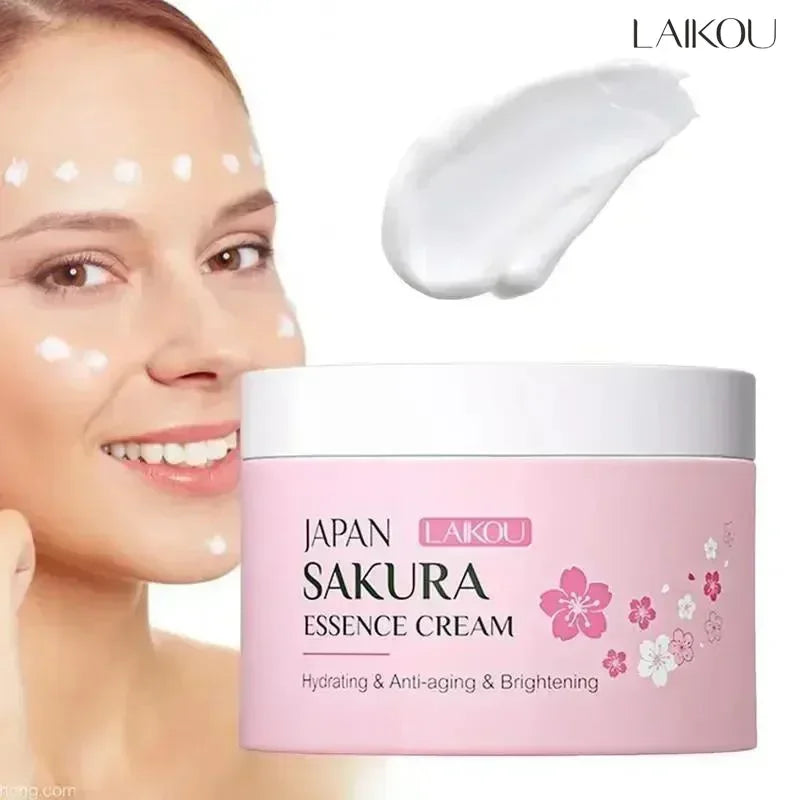 LAIKOU Sakura Essence Cream – Hidratação e Luminosidade (25g)
